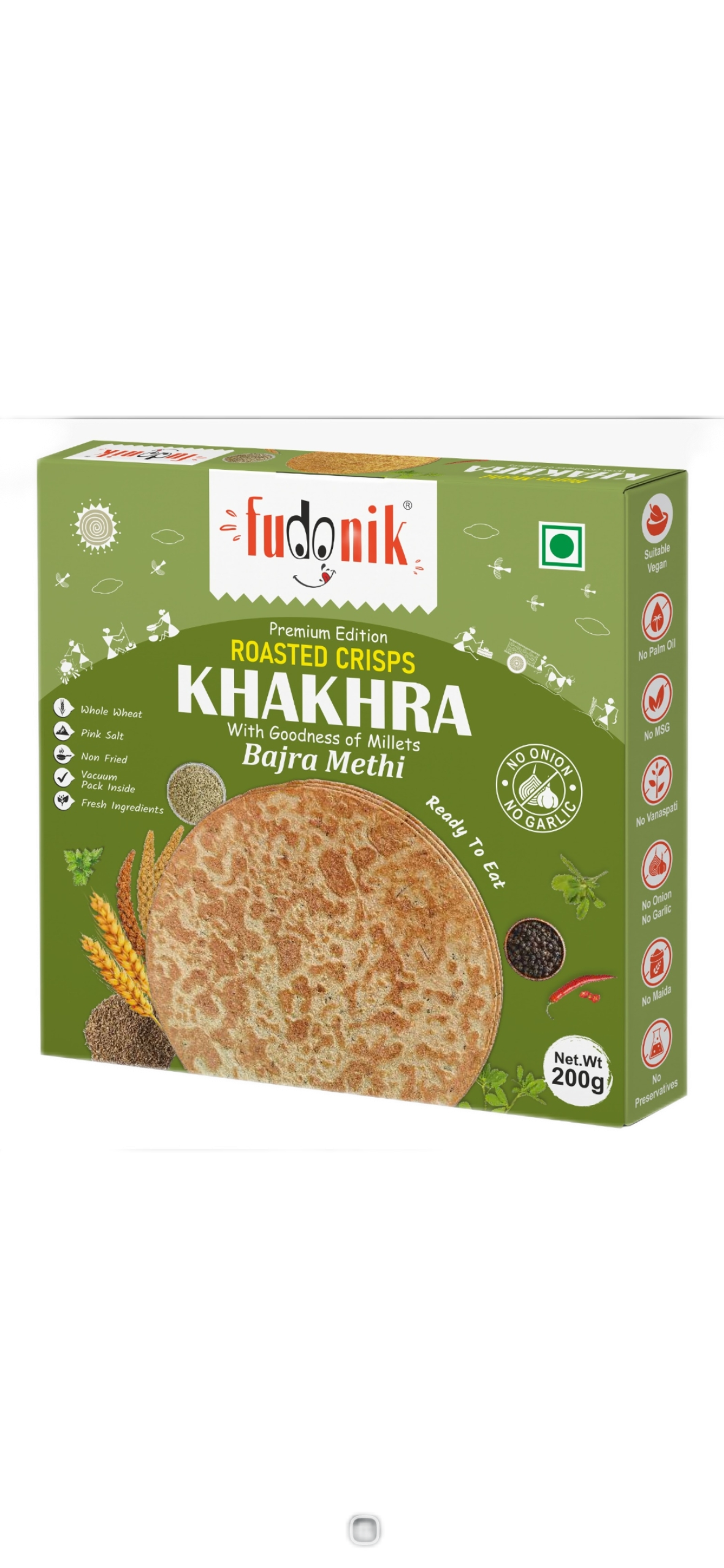 Bajra Millet Masala Khakhra