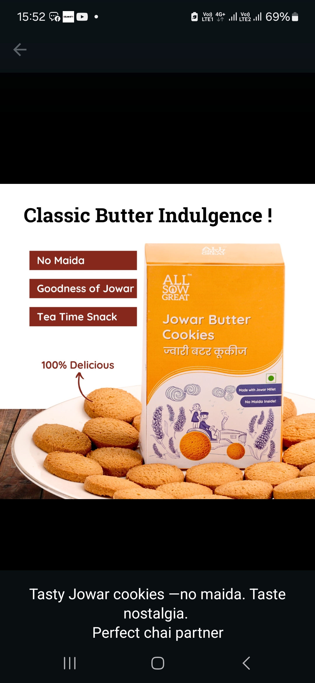 Flavored Millet Cookies